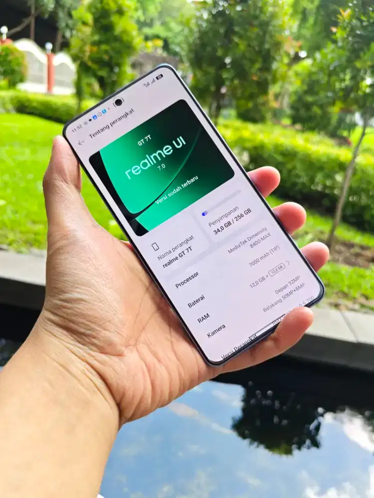 Realme GT7T 12/256 8400max 7000mah lengkap garansi ttbt