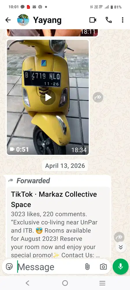 Vespa lx 125 murah