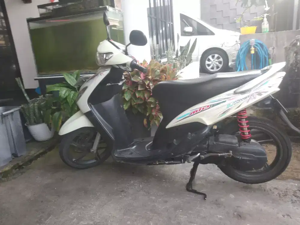 YAMAHA MIO SPORTY 2008 MULUS CET STRIPING 99% MASIH ORISINIL