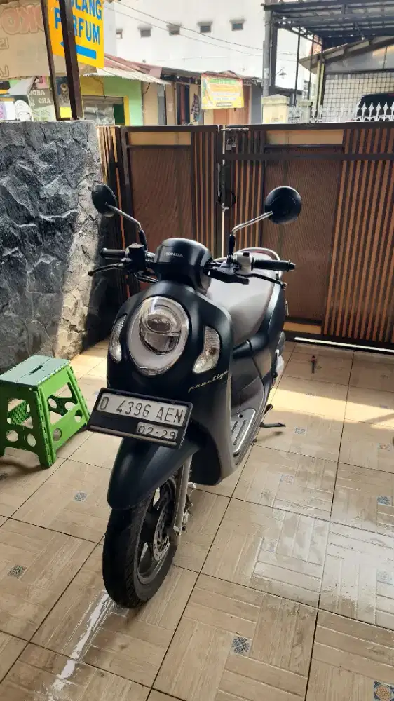 Dijual Honda Scoopy Prestige 2024 hitam doff samsat kotamadya