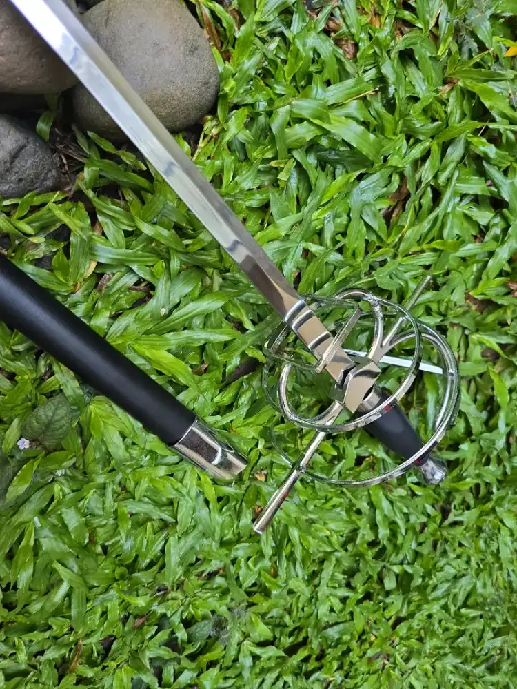 Pedang eropa black noctus regalia ceremonial sword series