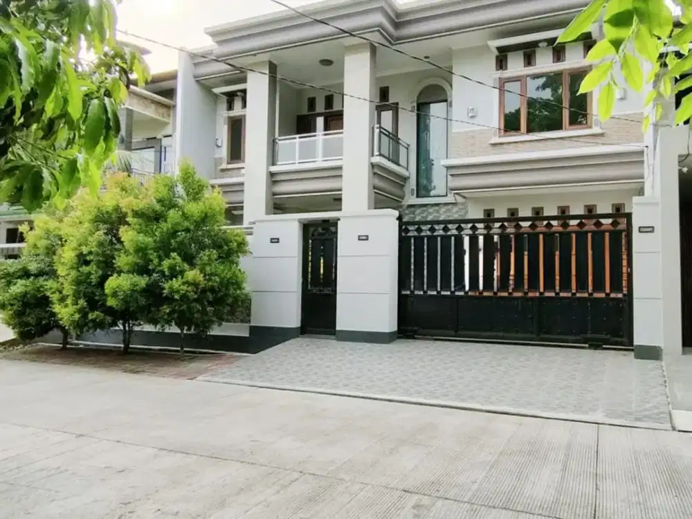 rumah second bangunan kokoh terawat akses lebar di kavling marinir