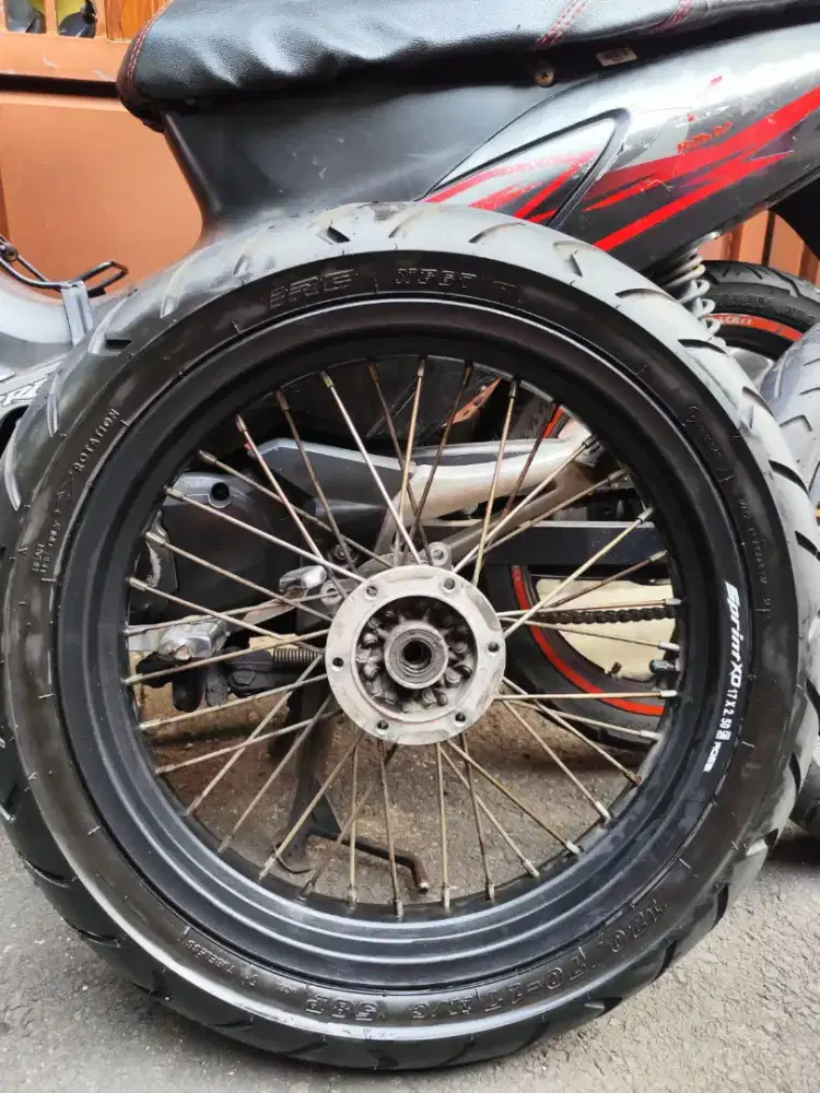 Velg set ban ring 17 tromol KLX