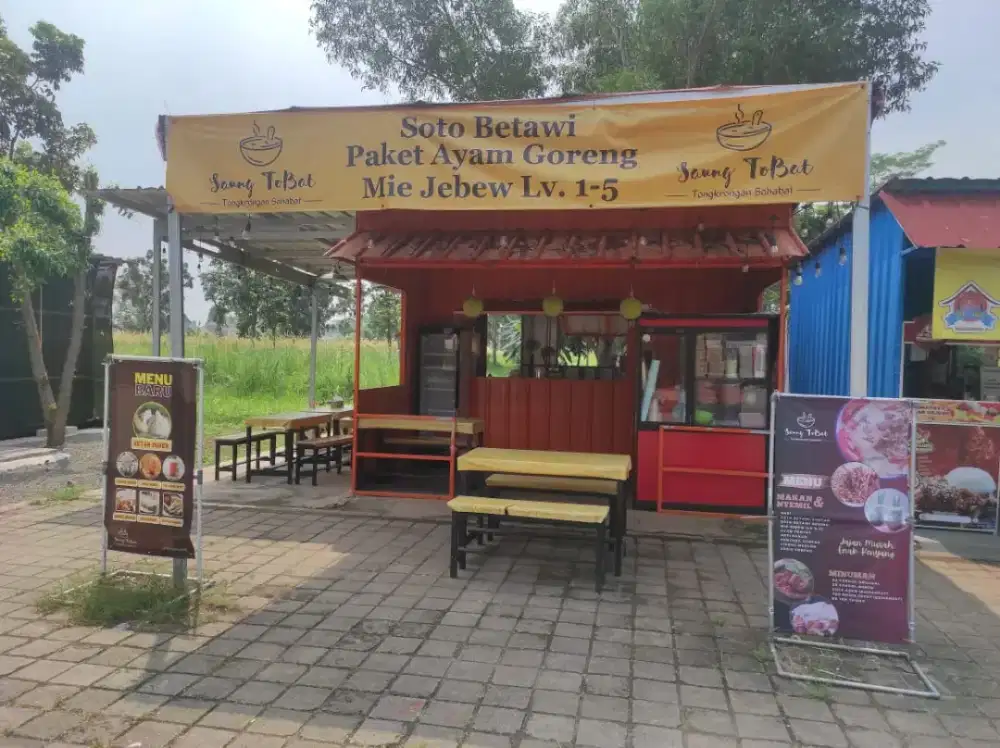 DIJUAL Kontainer Boot Usaha Kuliner