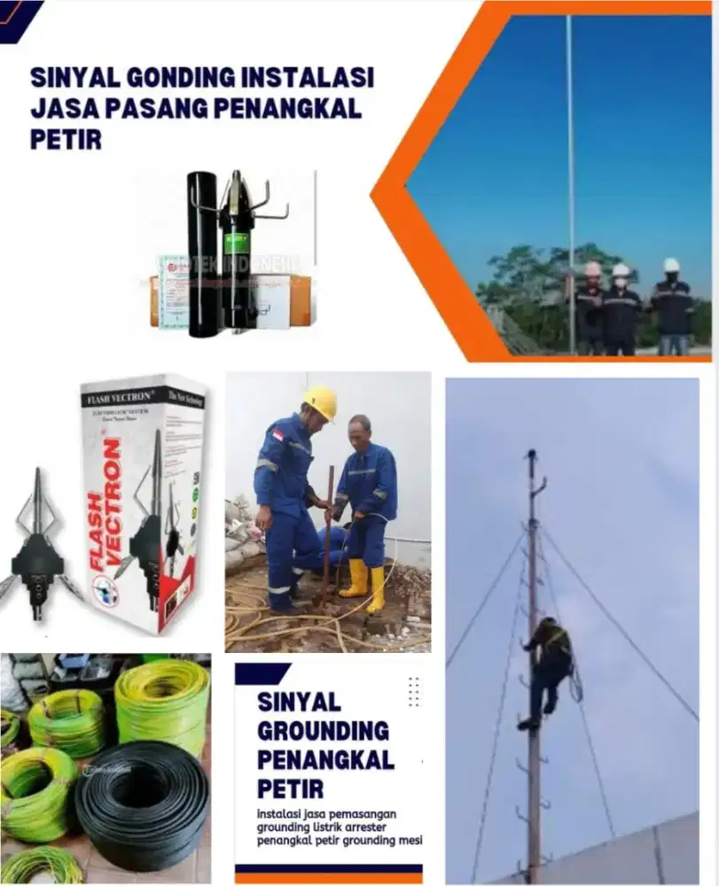 Layanan jasa pasang anti penangkal petir Pademangan Koja