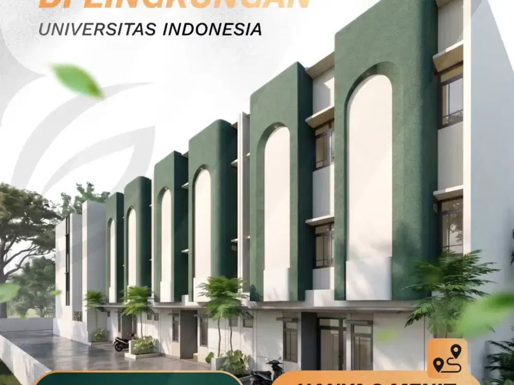 Dijual Rukost Eksklusif 3 Menit Ke Kampus UI Depok, Harga Promo
