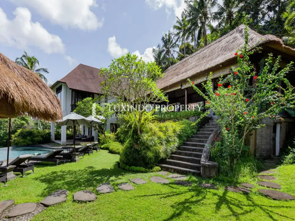 DIJUAL VILLA DENGAN 7 KAMAR TIDUR DI KELUSA, UBUD - Thumbnail 3
