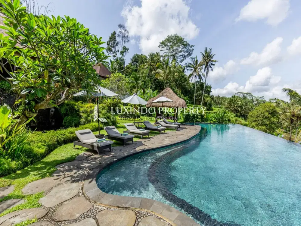 DIJUAL VILLA DENGAN 7 KAMAR TIDUR DI KELUSA, UBUD - Thumbnail 2