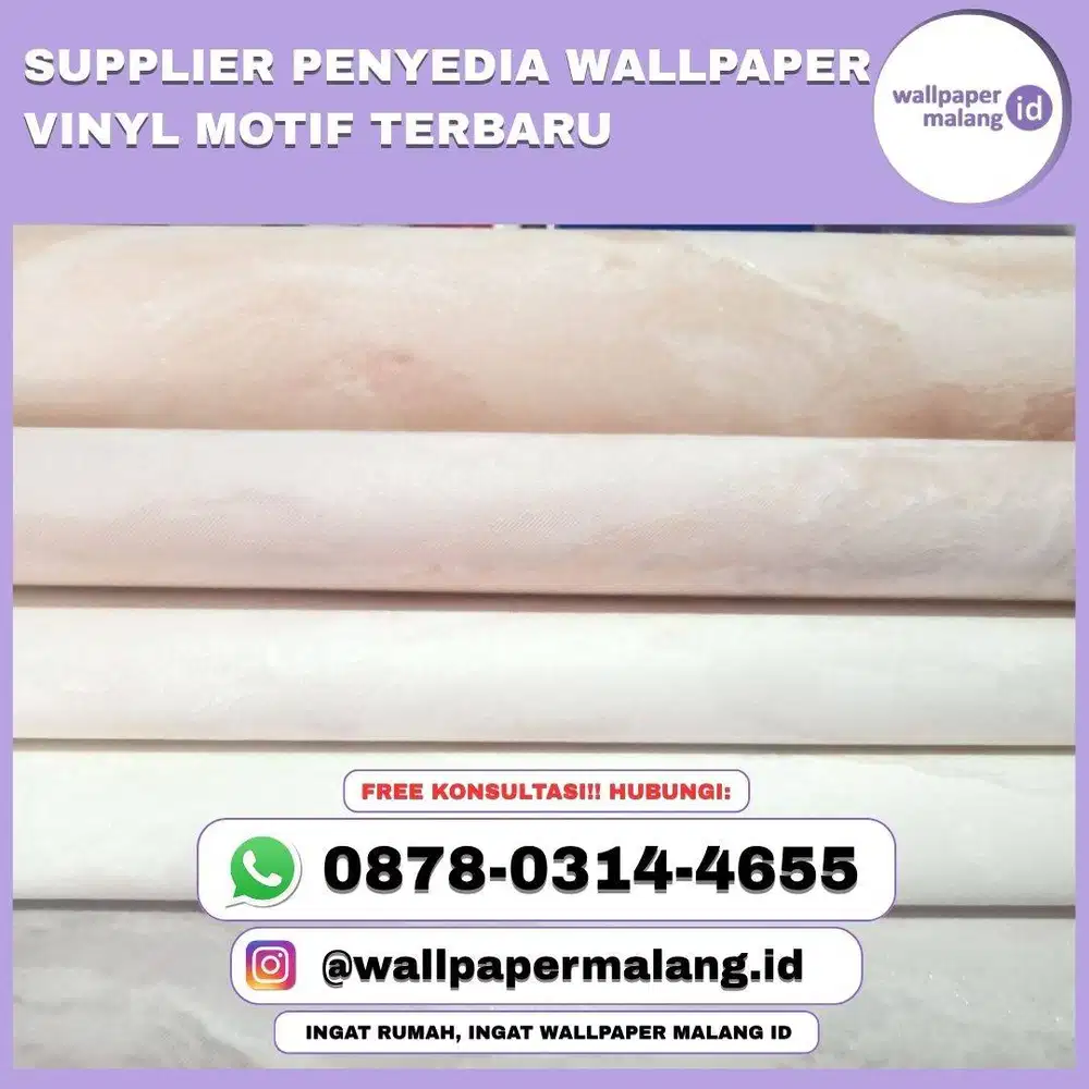 Supplier penyedia wallpaper vinyl motif terbaru