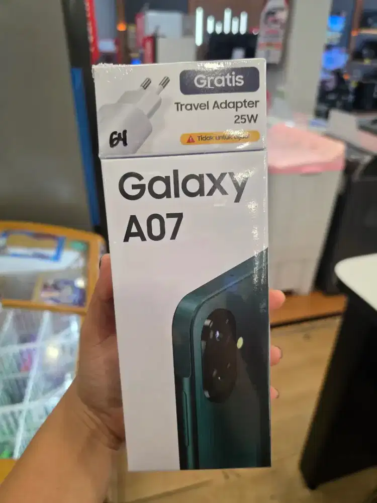 SAMSUNG A07 8/64 FREE TEMPER SILICON