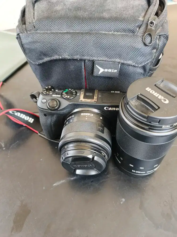dijual EOS M3 + LENSA