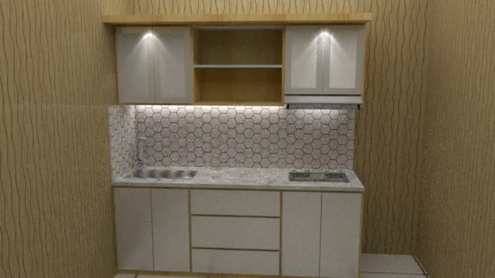 Interior custom apartemen Podomoro golf view depok