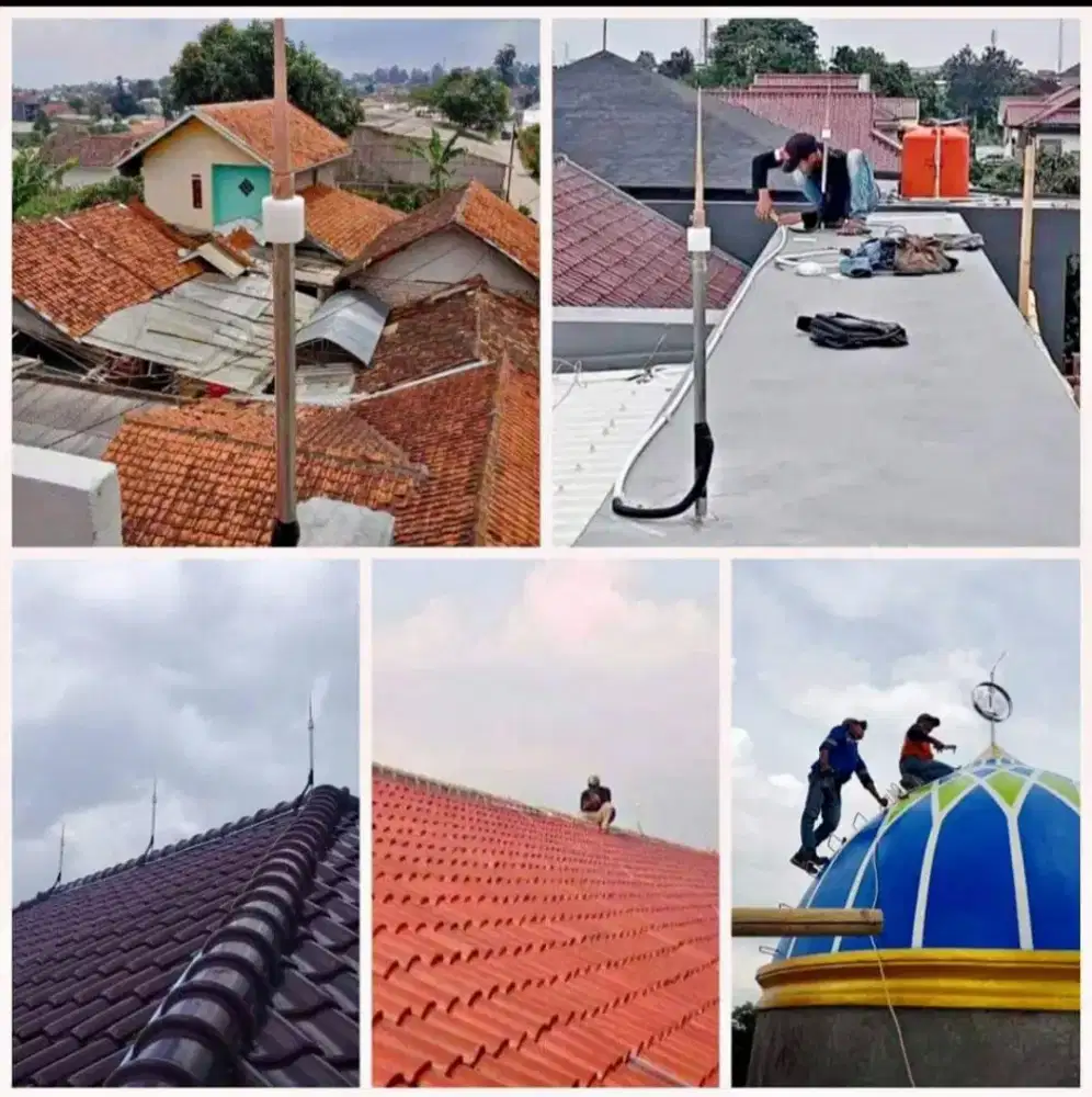 Solusi Pasang Tombak Anti Petir Penangkal Petir + Instalasi