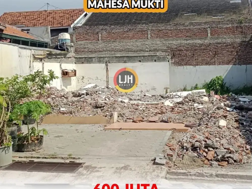 Price Drop!! Tanah Mahesa Mukti LT 192 M2, Pedurungan