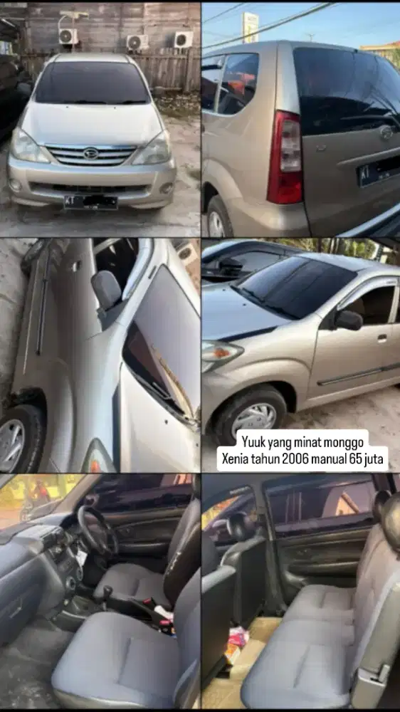 Dijual xenia manual 2006 65 juta