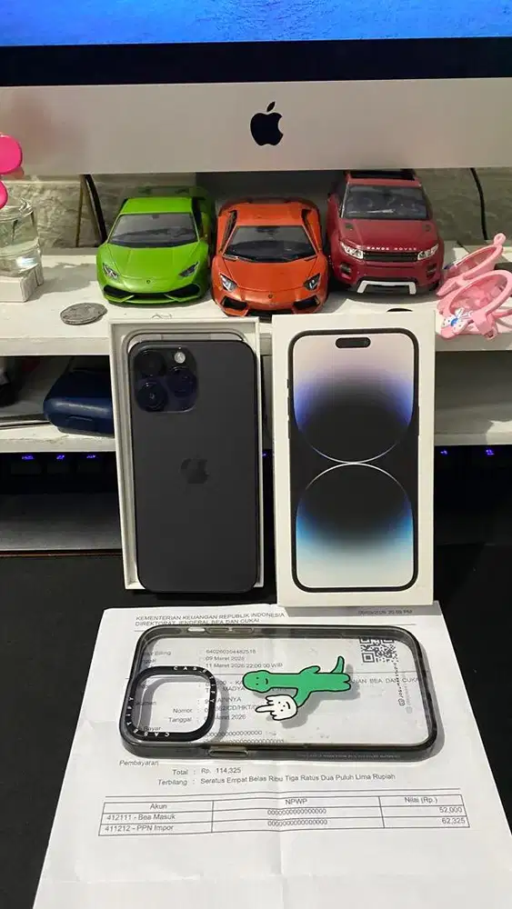 iPhone 14 Promax 128 Resmi BH84 Fullset