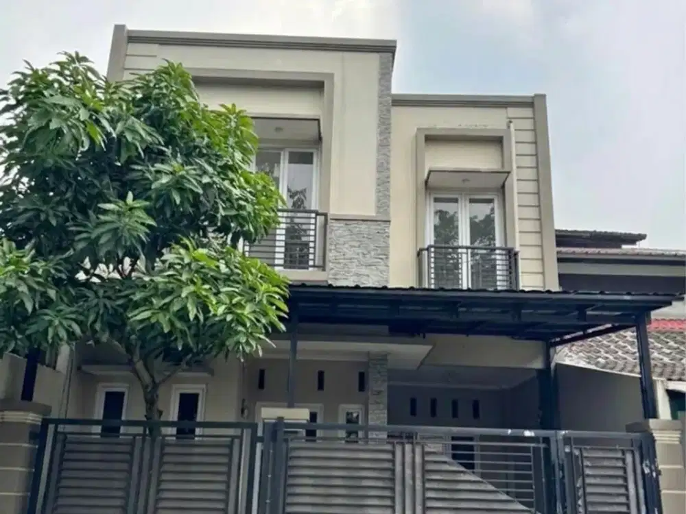 Rumah 2 Lantai Siap Huni dijual 1,1M disewa 45 jt/thn di Kayuringin Bekasi