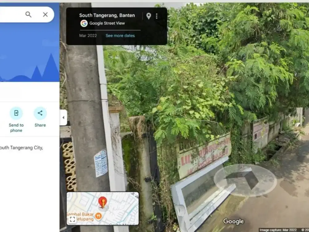 disewakan tanah di villa melati mas tangerang selatan