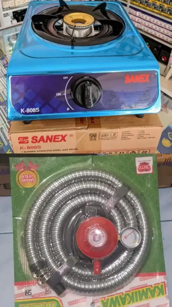 kompor + selang regulator