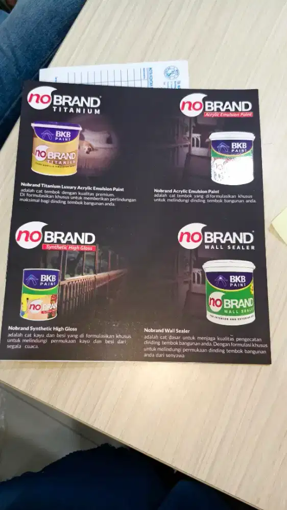 Lowongan sales Cat tembok no brand