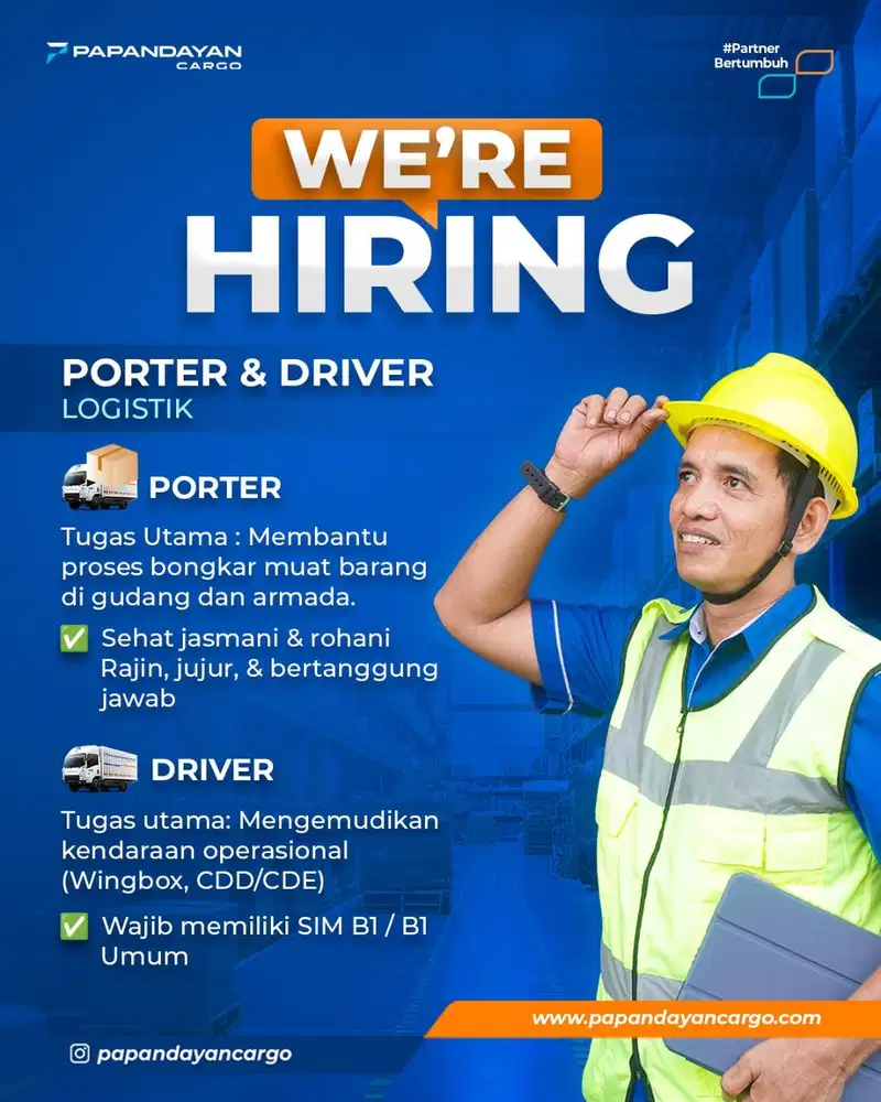 PORTER GUDANG (DAILY WORKER)