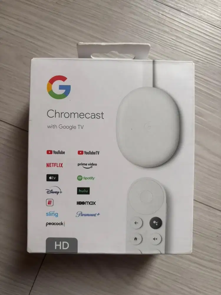 Google Chromecast with Google TV HD (Snow) — Fullset, Mulus, Normal