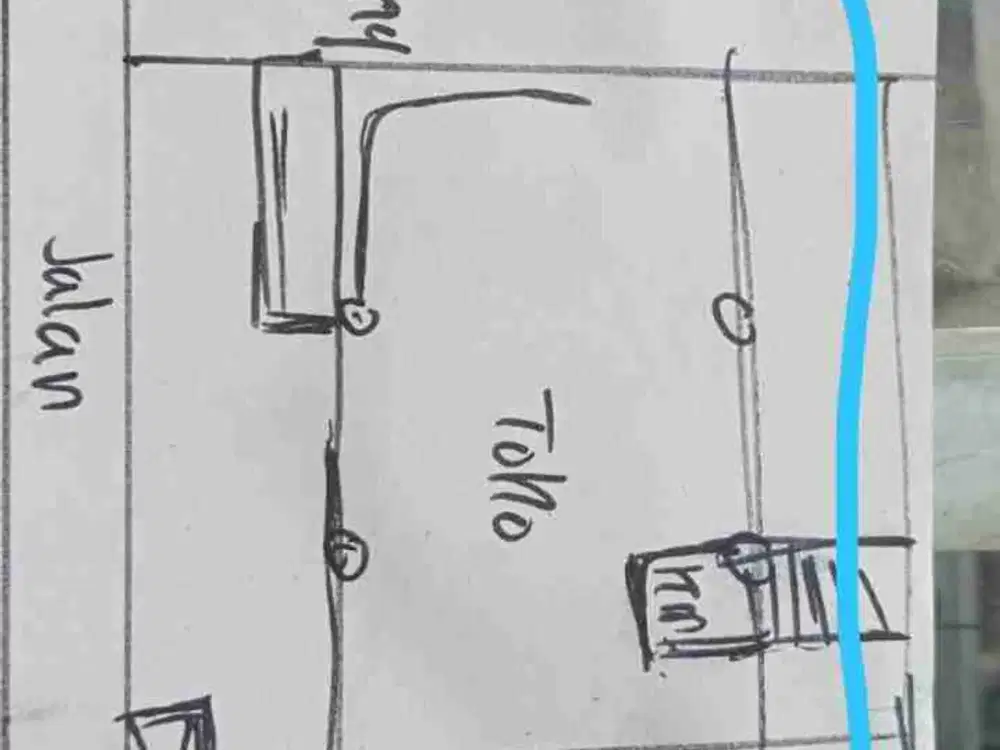 dijual tanah kosong bentuk L di bandung 1000 m