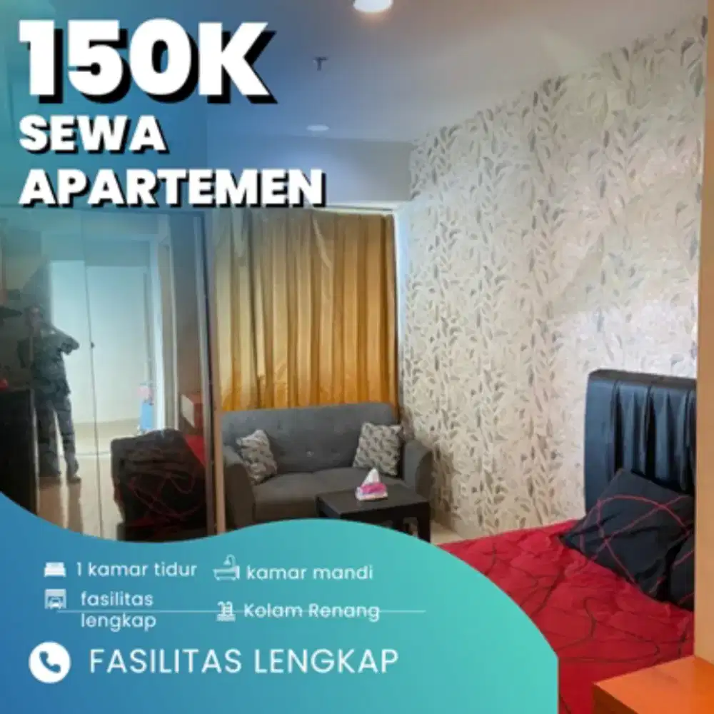 SEWA APARTEMEN HARIAN/TRANSIT GREEN LAKE VIEW TANGERANG TERMURAH