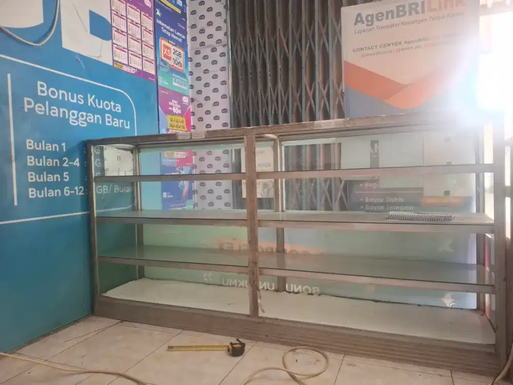 RAK ETALASE 4 TINGKAT free etalase kecil