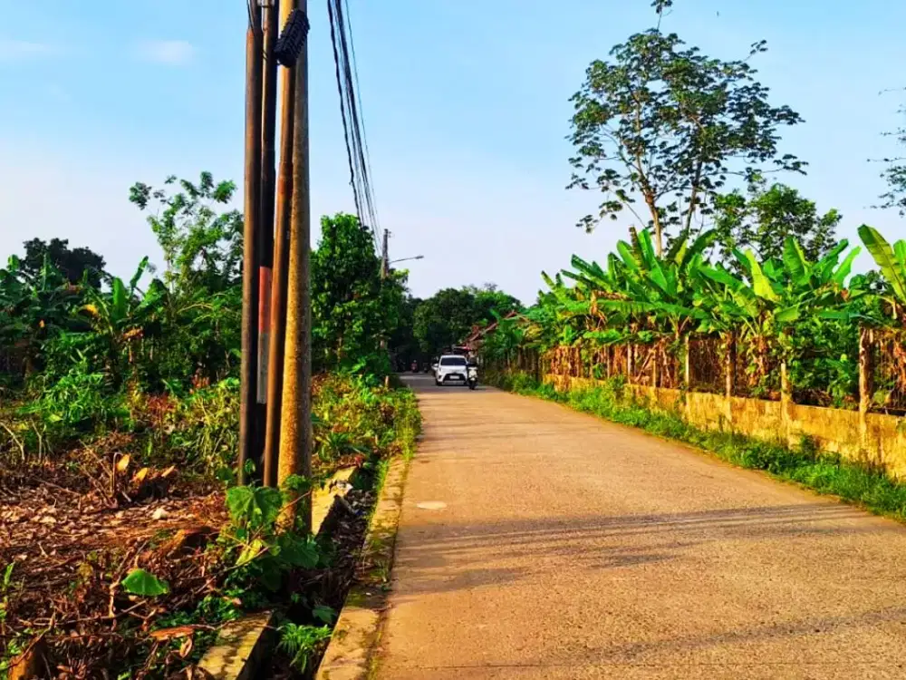 Tanah Dekat Stasiun Jatake 1 Jt-an, Terima SHM Pecah per Unit