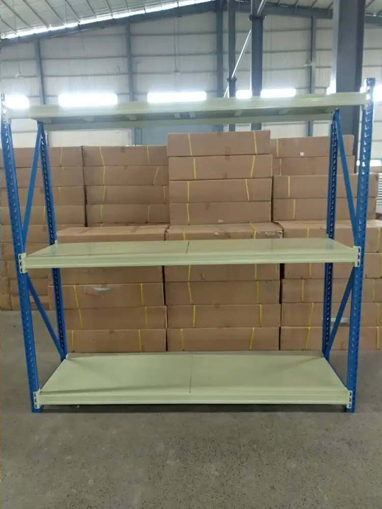 MEDIUM DUTY RAK SHELVING AMBALAN LOAD 500KG PER LEVEL SIAP KIRIM