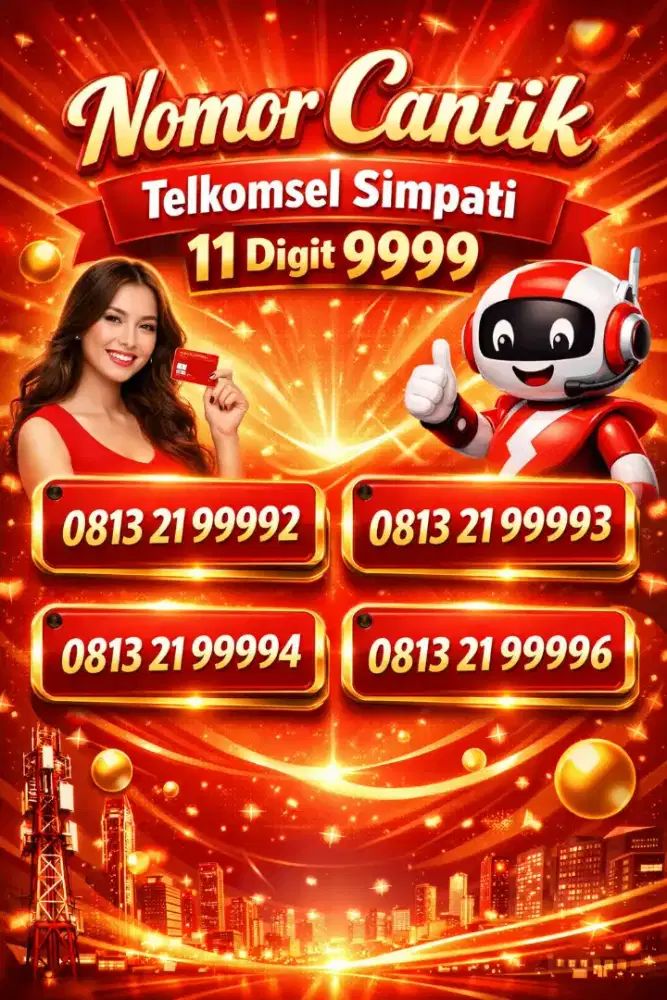 Nomor cantik telkomsel simpati 11 digit 9999