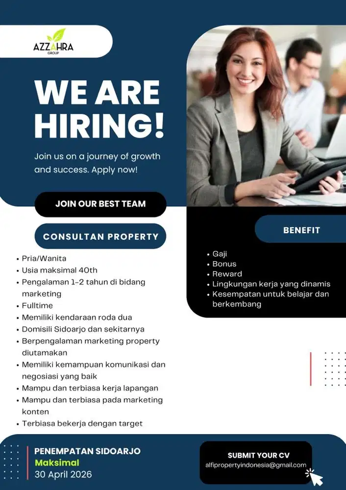 Lowongan Kerja Consultan Marketing Property
