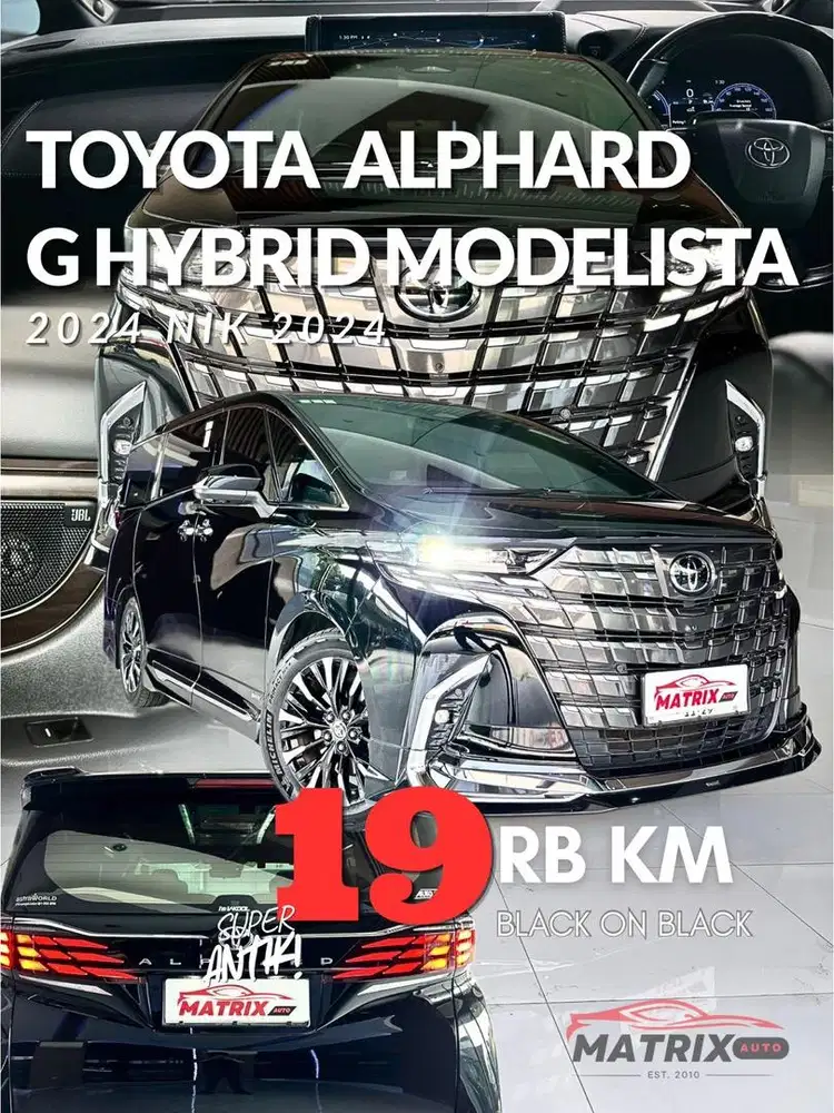 Toyota Alphard G hybrid modelista 2024 nik 24