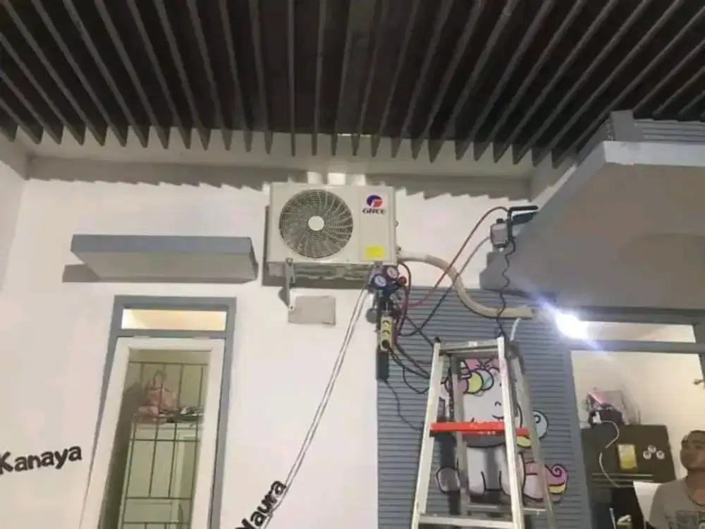 Service ac bocor perbaikan ac panas tambah freon dan bongkar pasang ac