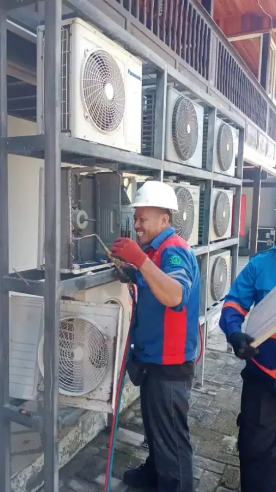 Service AC kulkas pompa air bongkar pasang AC