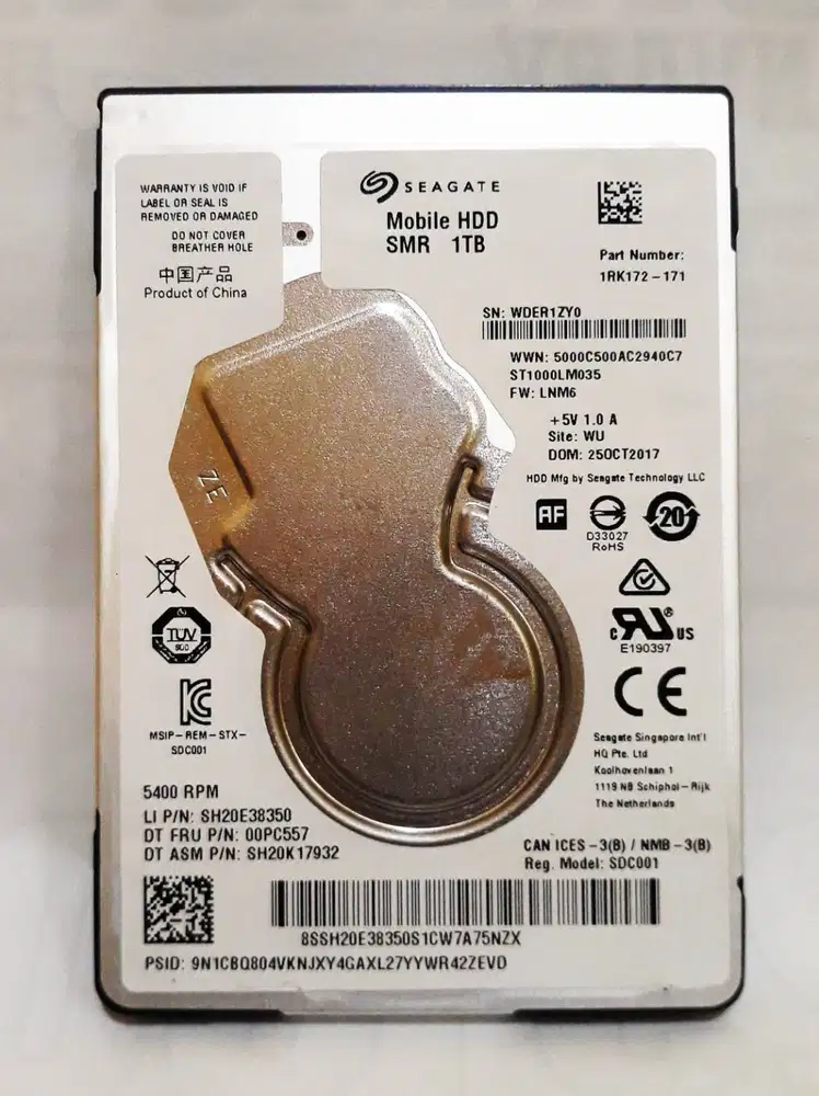 Hdd Laptop Seagate 1TB