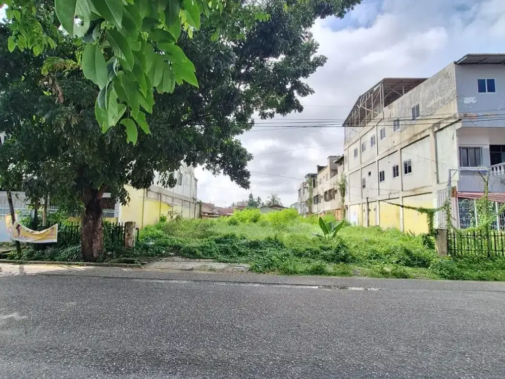 Tanah keras, tengah kota, dekat mall Pekanbaru Jl. Teuku Umar Pekanbaru