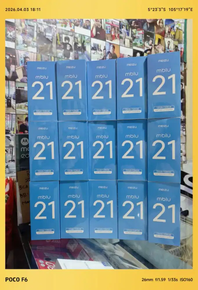 Hp Meizu nblu 21 ram 6+6 Rom 128gb