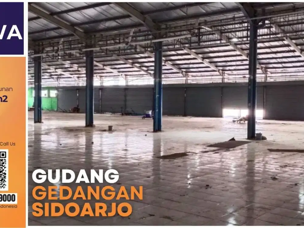 Sewa Gudang Gedangan Sidoarjo - Dekat Tol Juanda