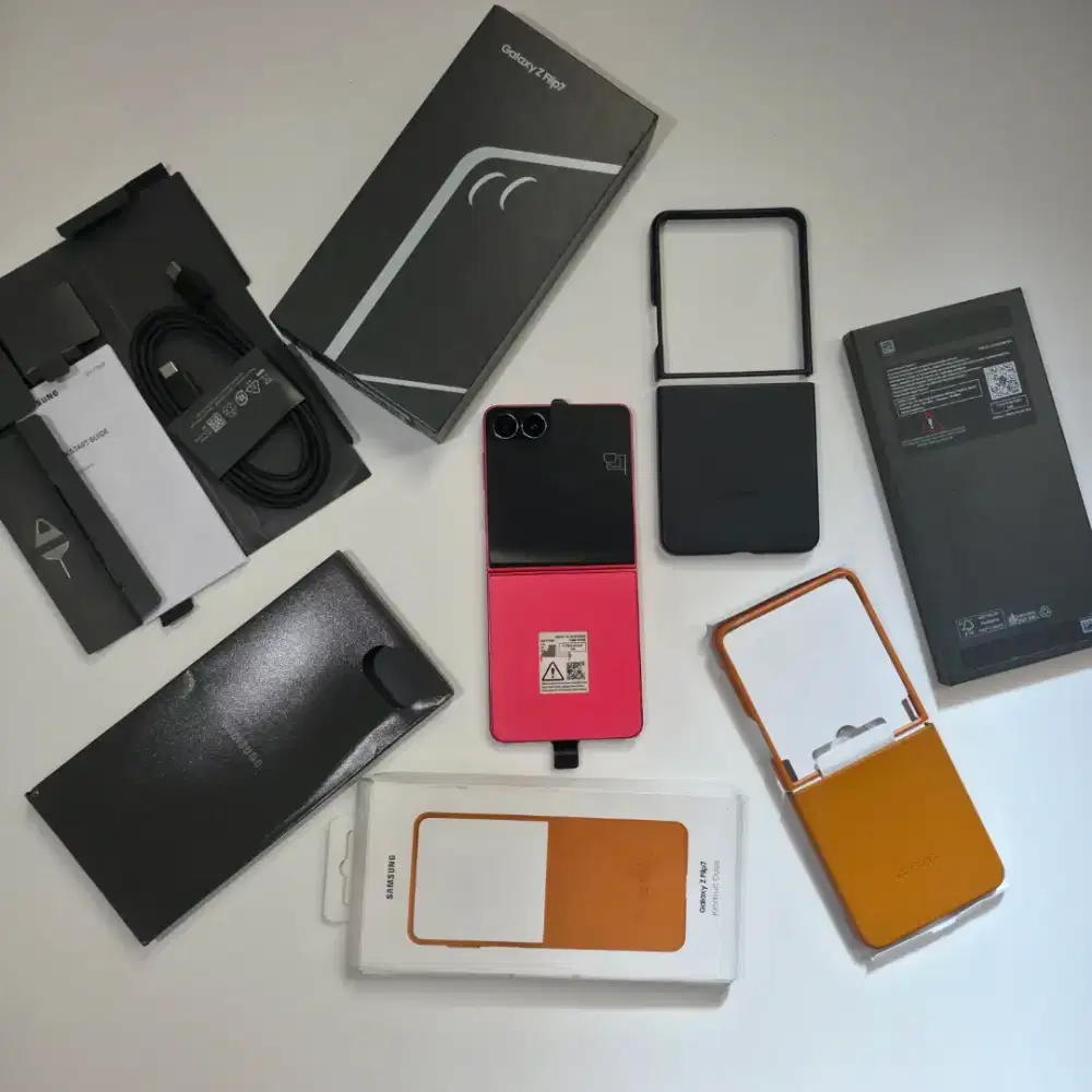 Samsung z flip 7 512gb sein resmi fullset original berbonus mulus