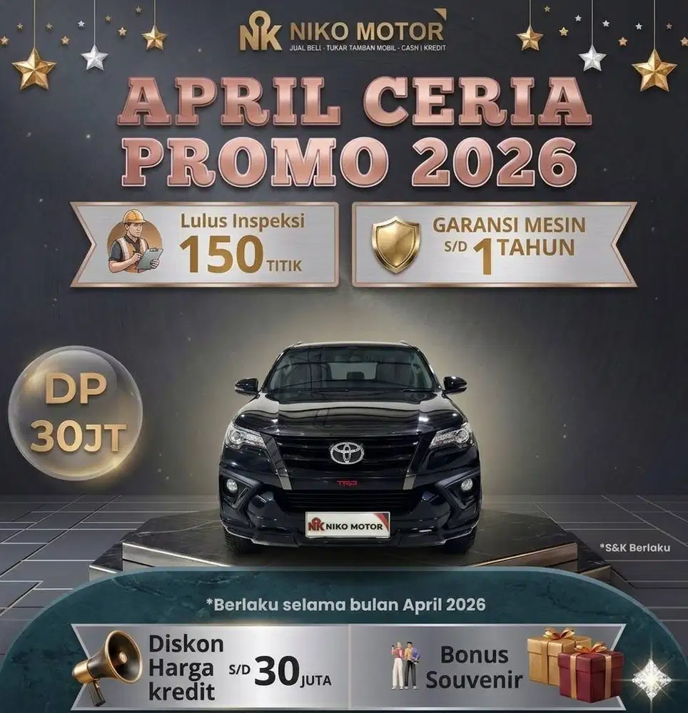 (ANTIK KM60RB) FORTUNER VRZ TRD KICK SENSOR 2020 AT :2019|2021