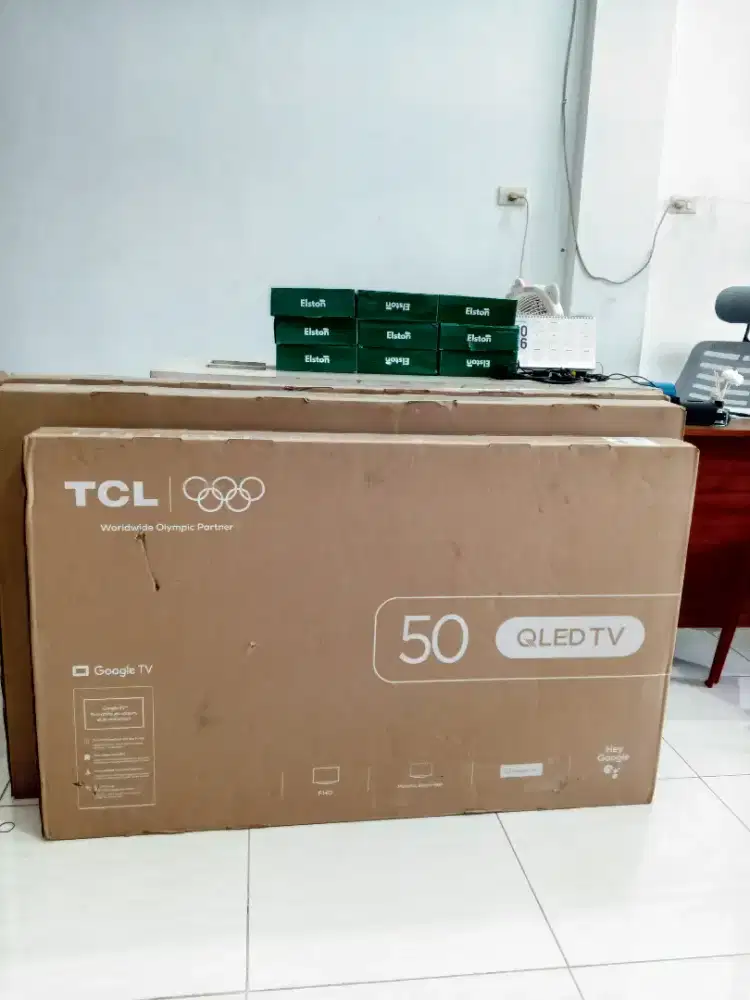 Tv 50 in google TCL layar QLED