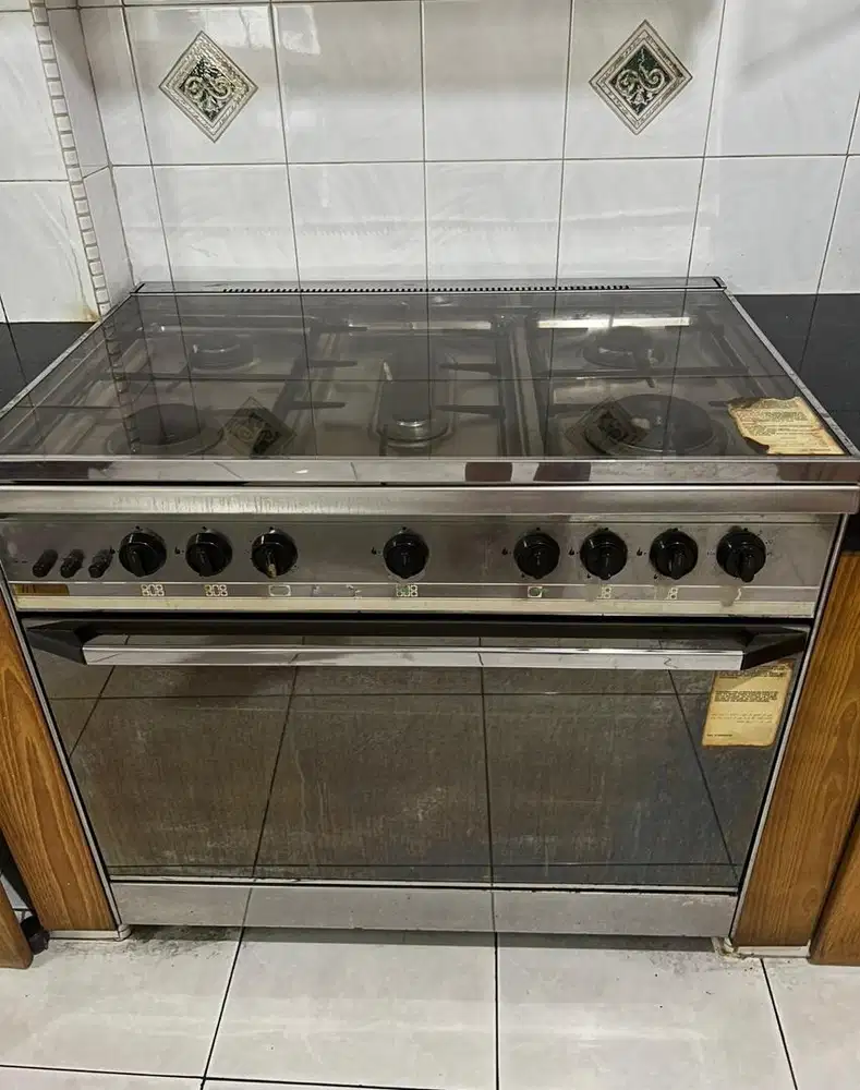 oven kompor free standing (5 tungku + oven)