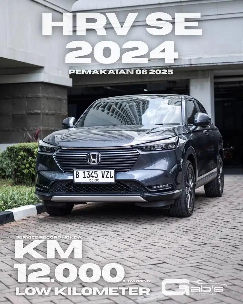 (Harga Cash) HRV SE 2024 Pemakaian 2025 [LOW KM 12rb]