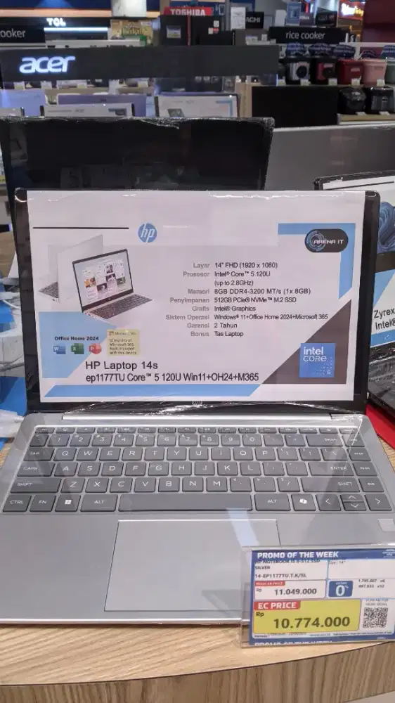 HP NOTEBOOK 15 8-512 SSD SILVER