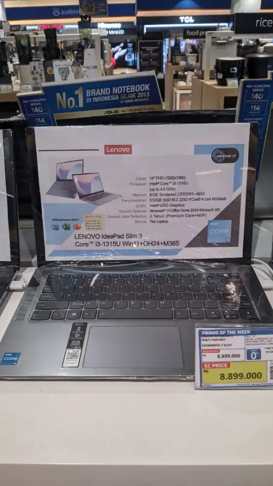 LENOVO NOTEBOOK 13 8GB/512GB GREY