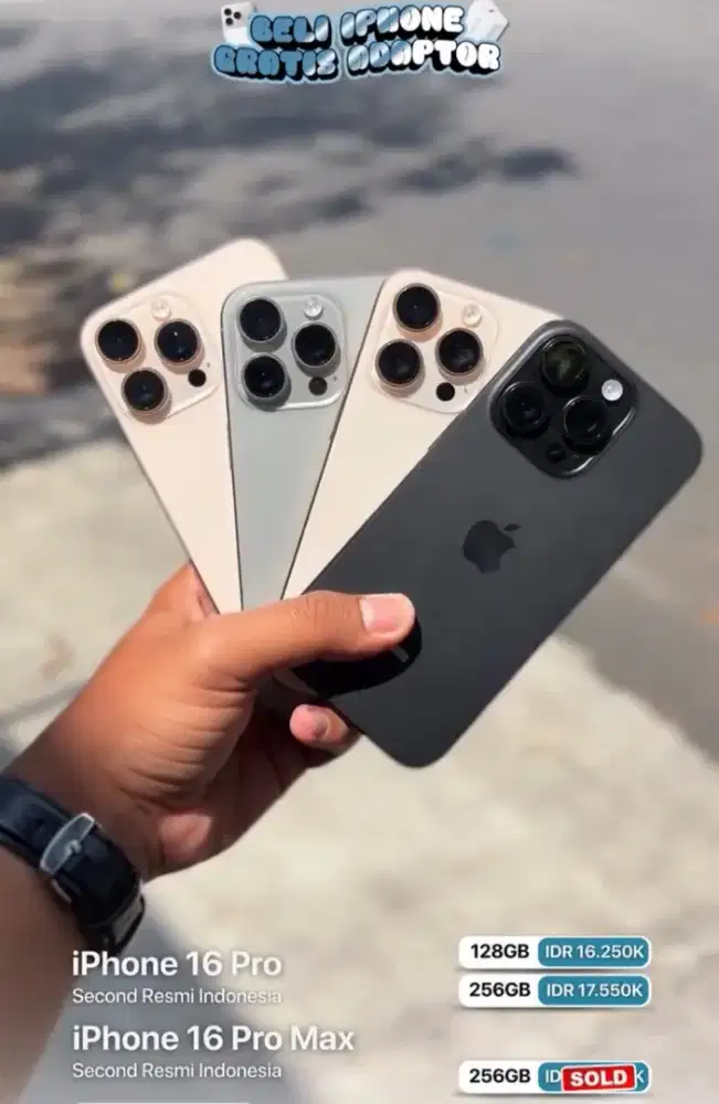 iPhone 16 pro second iBox bisa kredit tanpa DP
