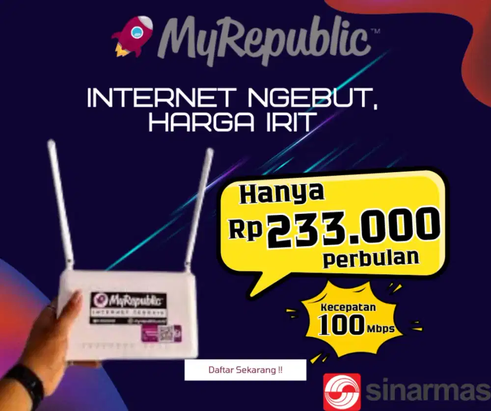 Pasang wifi Myrepublic area tangerang selatan