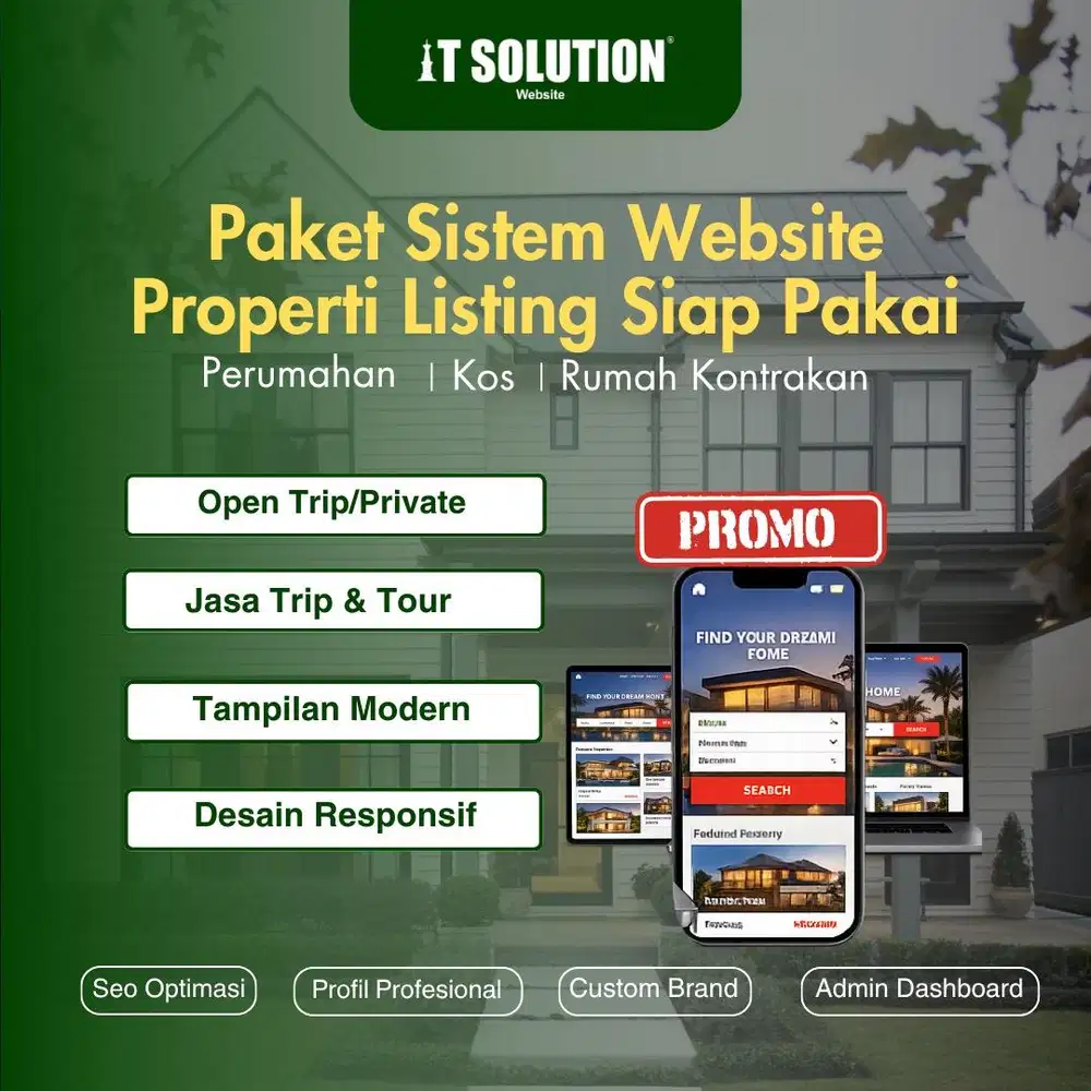 Pembuatan Website Listing Property Profesional dan Mobile Friendly